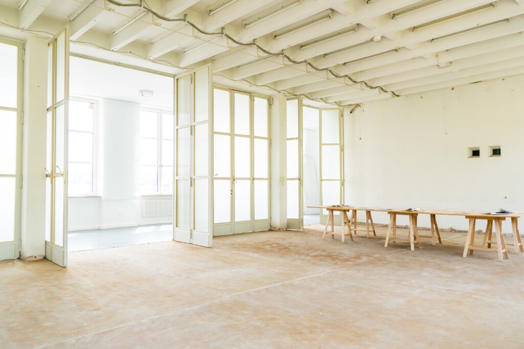Rohbau der mpk Aula
