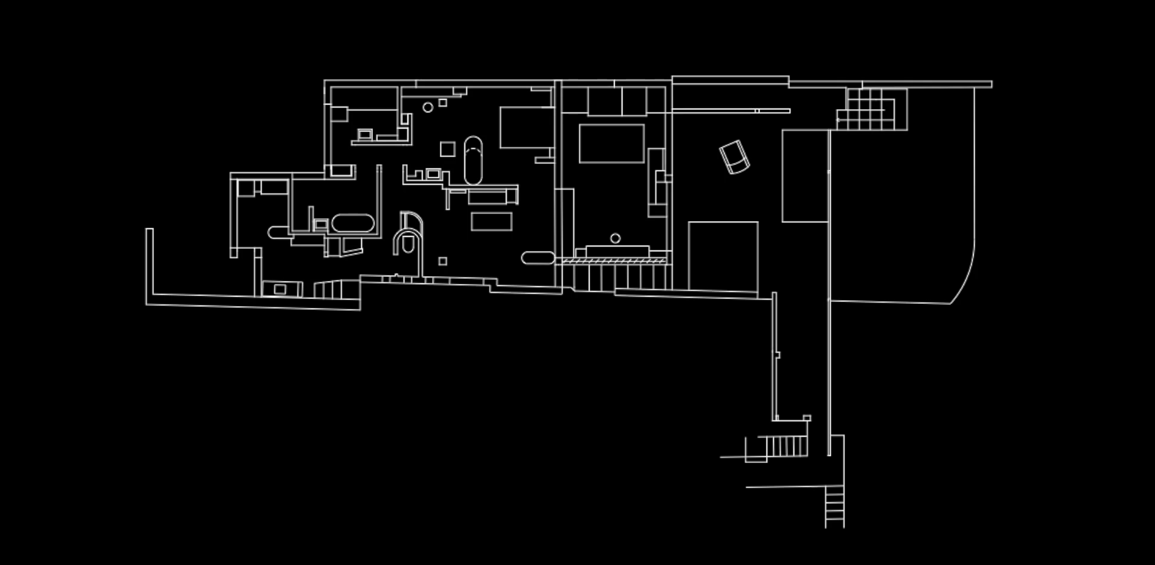 Video, Szenen aus: Bühnenmodell zu Das Mansion am Südpol (Eine Immobilie)