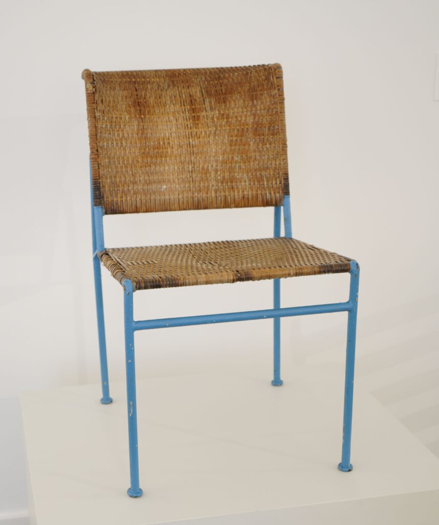 ohne Titel (Stuhl) | 1926/27 | Stahlrohr, blau lackiert; Rohrgeflecht | © Vitra Design Museum, Weil am Rhein, Inv. MST-1034