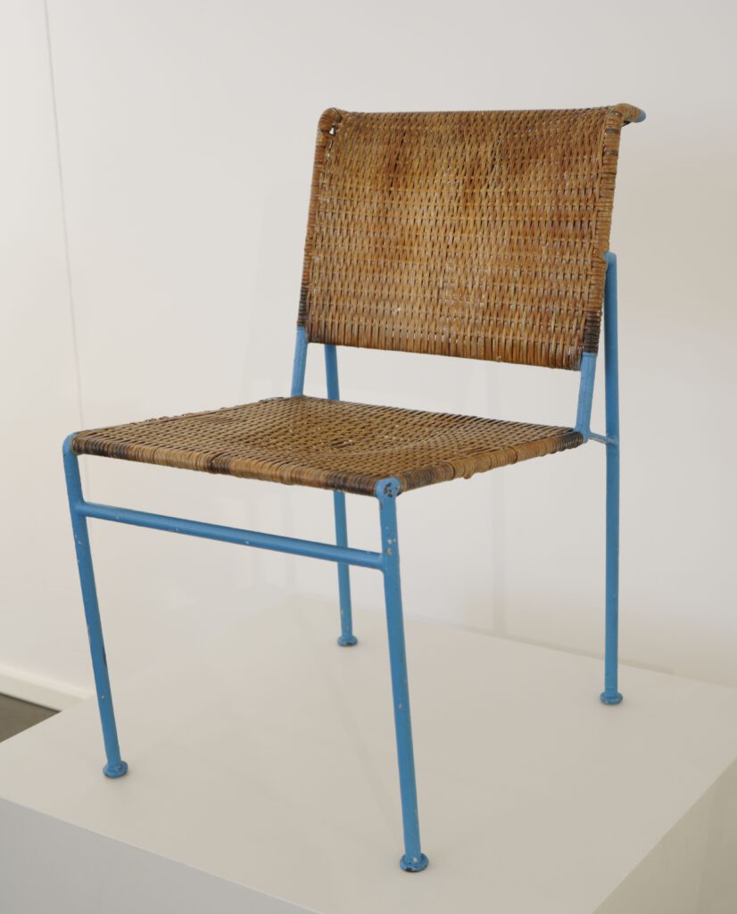 ohne Titel (Stuhl) | 1926/27 | Stahlrohr, blau lackiert; Rohrgeflecht | © Vitra Design Museum, Weil am Rhein, Inv. MST-1034