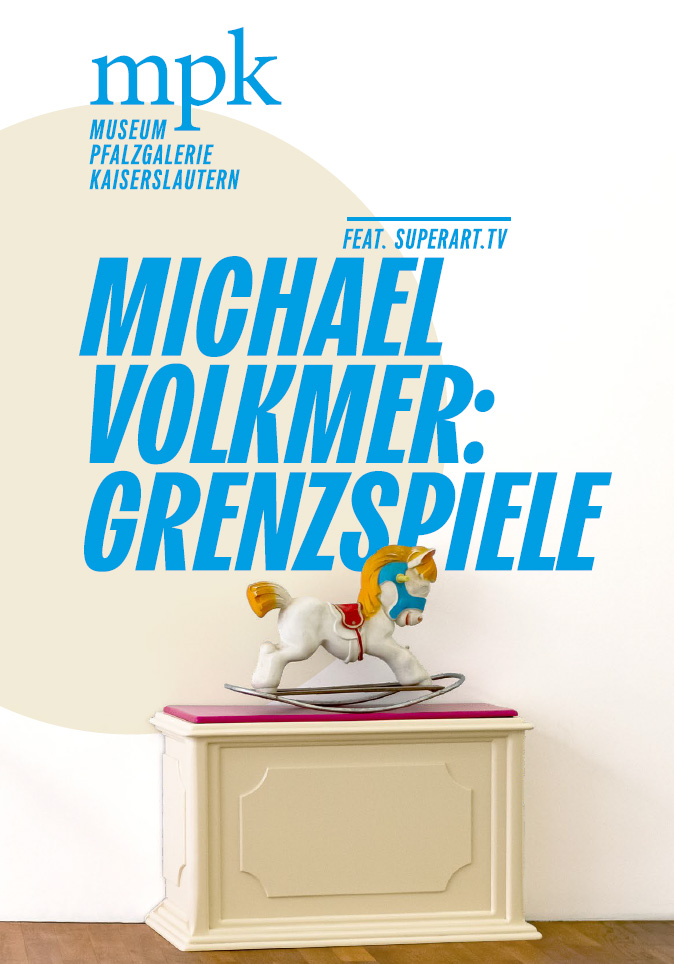 Coder des Katalogs zur Ausstellung von Michael Volkmer "Grenzspiele"